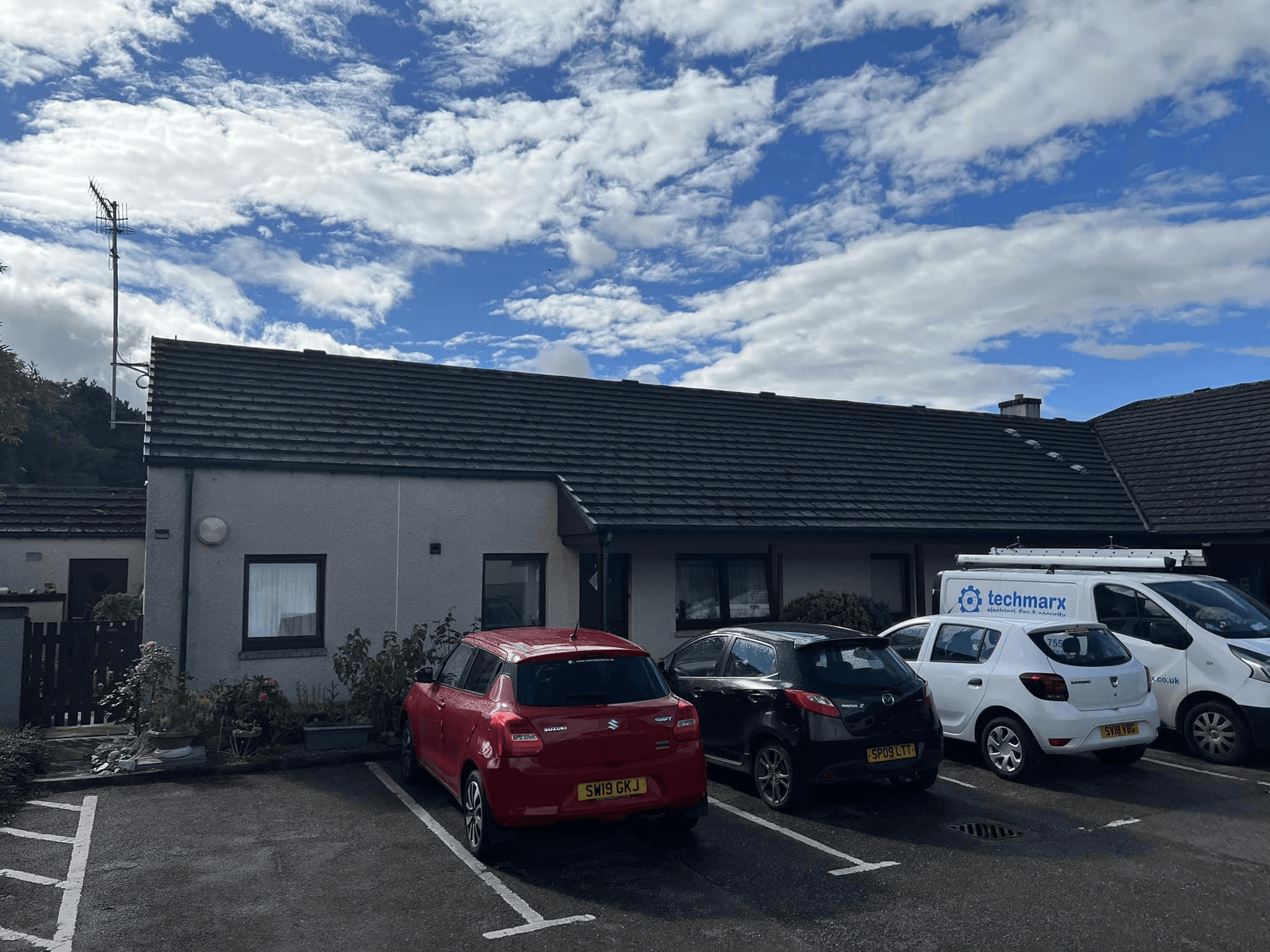 Nursing home communal satellite and TV system repair project